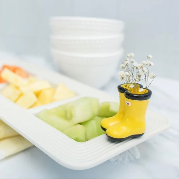 Nora Fleming St. Jude’s Jumpin Puddles Yellow Rainboots  “Very Limited” … - Picture 2 of 2